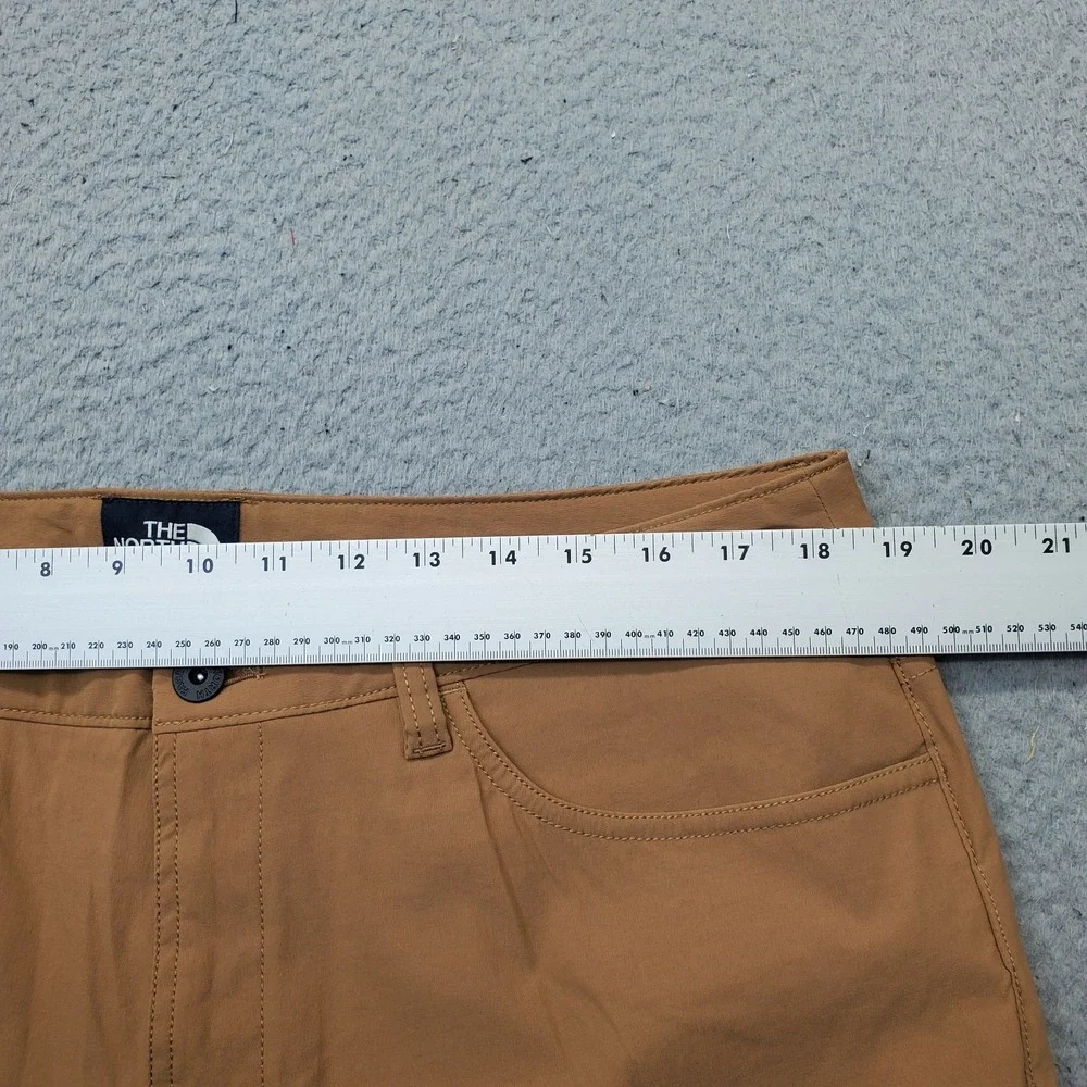 The North Face Chino Pants Mens 36 Brown Hiking Performance Straight Leg